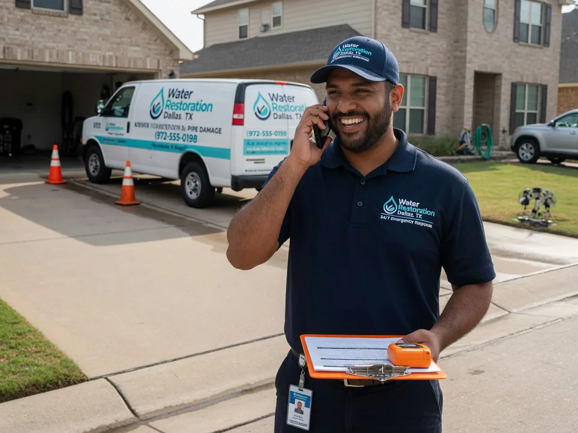 Burst Pipe Water Cleanup in Haworth, OK